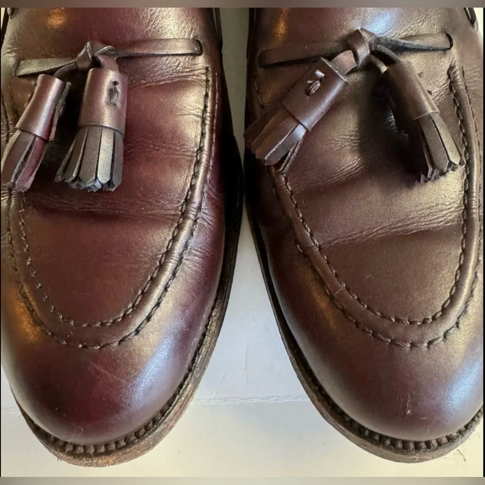Alden Men's Burgundy Cordovan Tassel Loafers